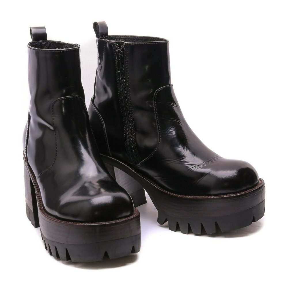 Jeffrey Campbell Quavo 2 Women Platform Lug Boots